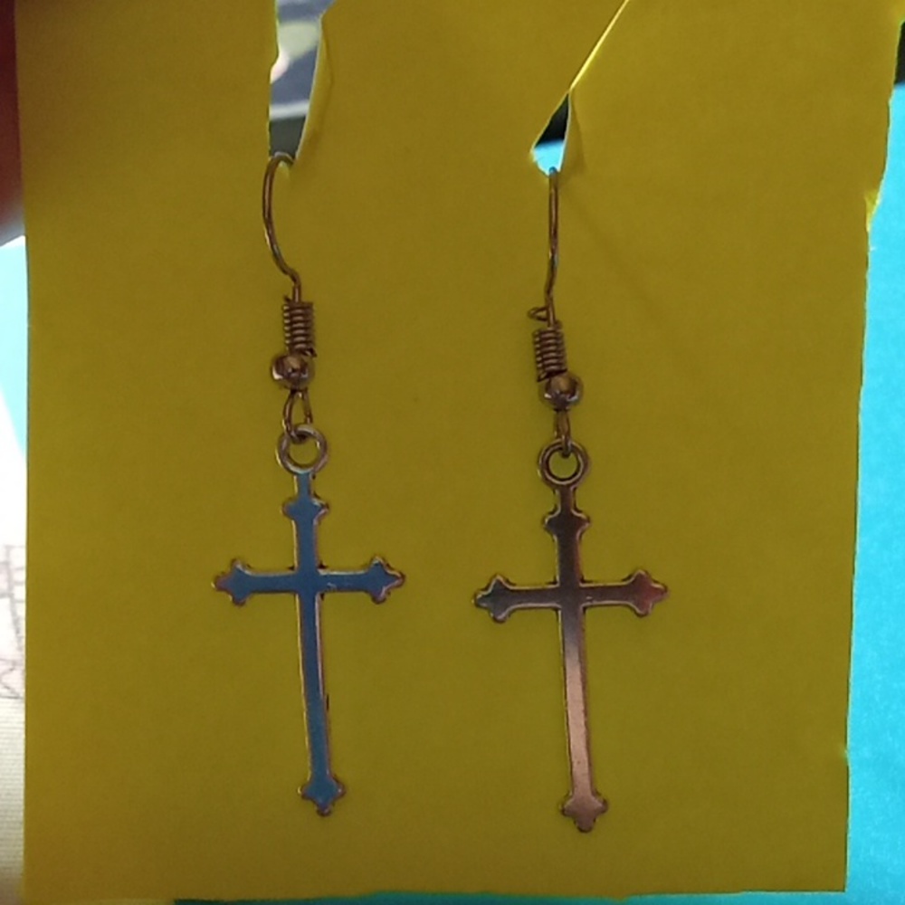 Cross Earrings